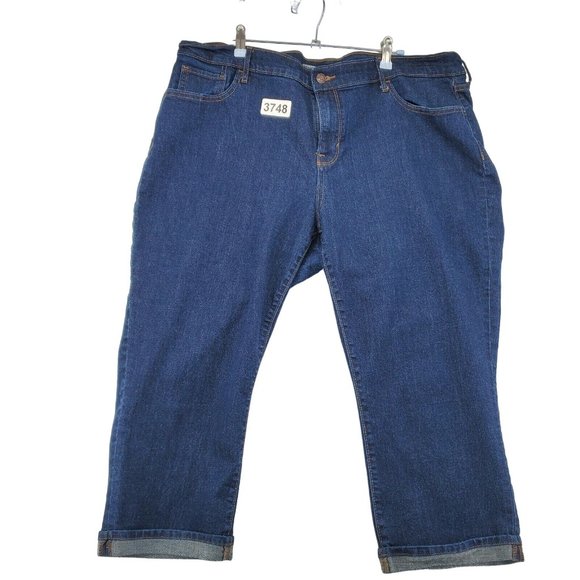 Old Navy Jeans Women's Sweetheart High Rise Denim Straight Leg Blue Size 16 - Picture 11 of 11